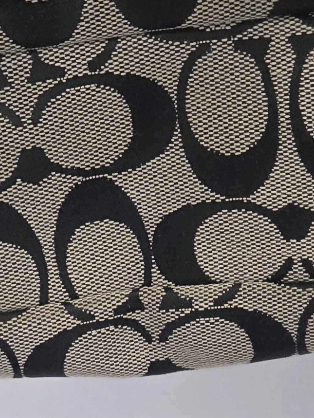 Coach F19388 Gallery Signature Zip Tote Black Black & Gray - Picture 9 of 15